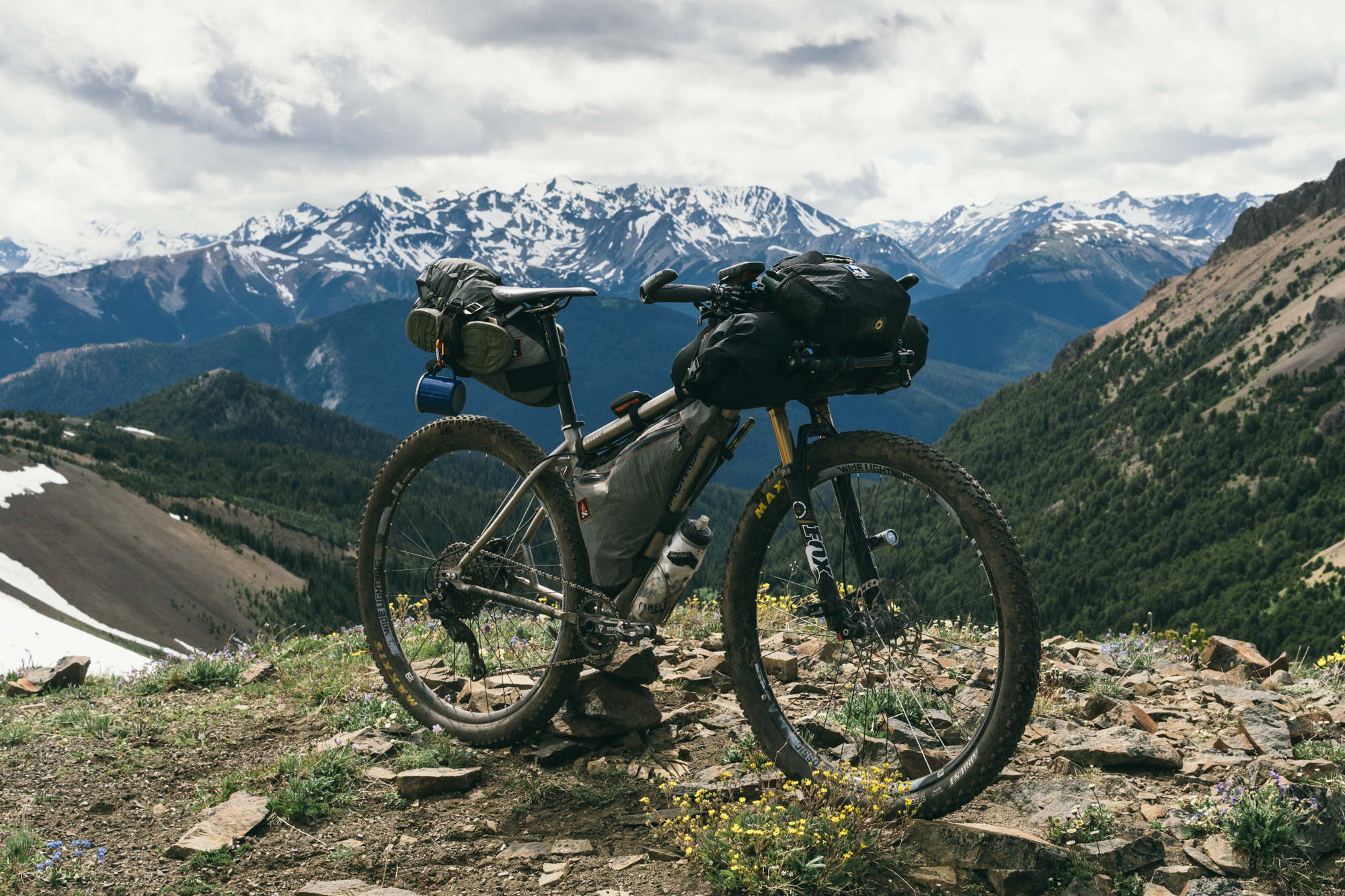 And here I was thinking that Windy Pass was not as windy as advertised, and a gust blew my bike over after this shot. Showed me.... @wanderlustgear @chumbausa