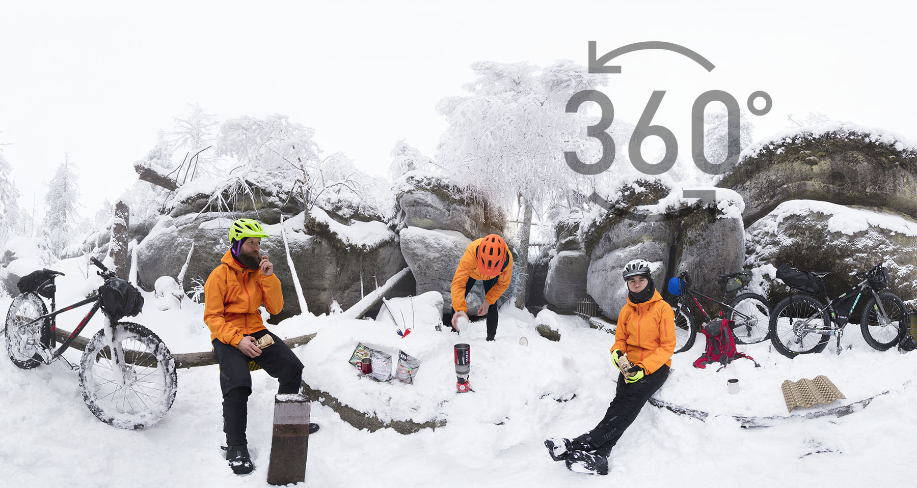 Another interactive 360 panoramic view. Klimek will take chance at every stop brake to make one. (Click on the picture above to see the 360 panoramic.)
