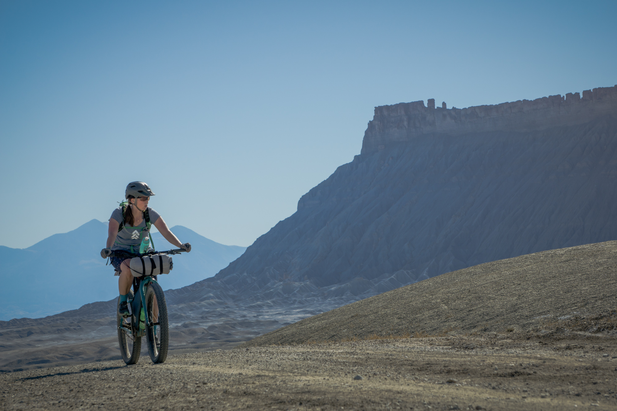 As the route took north, we would ride along the san Rafael Reef to our west and neat canyons formations to our south and east.