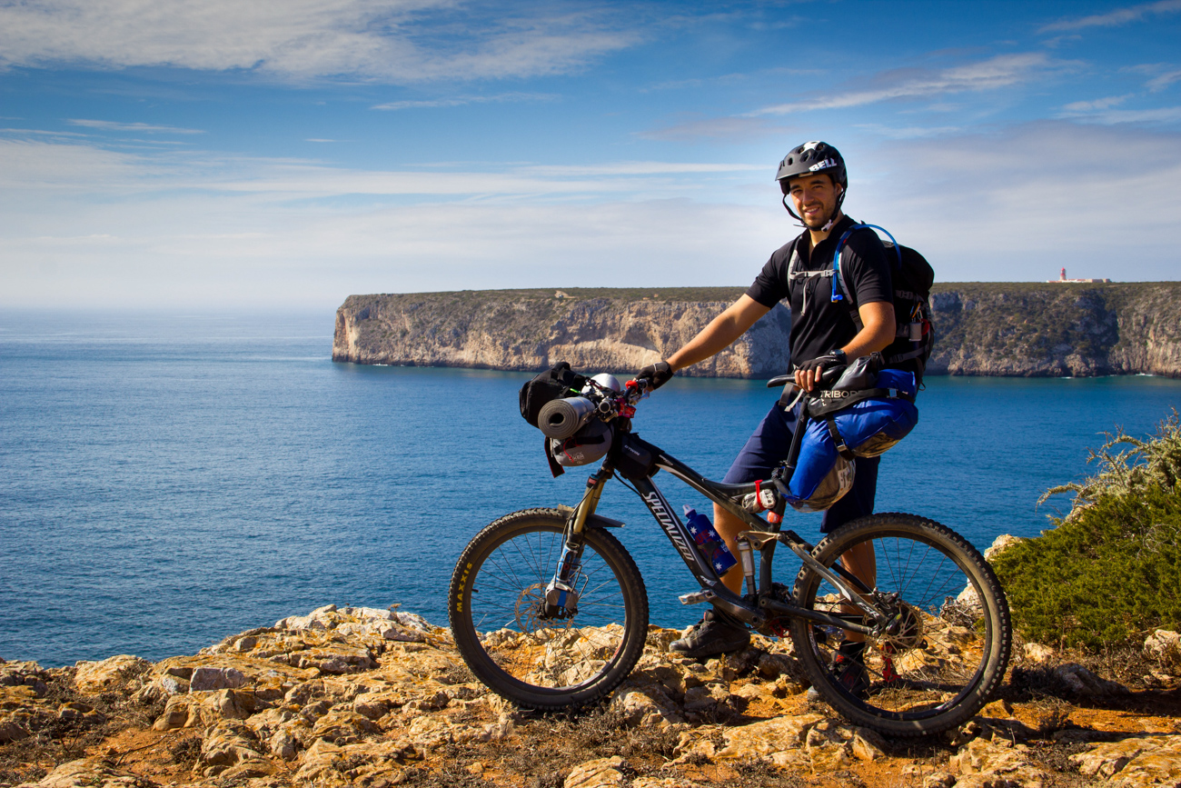 Daniel at Cabo de São Vicente.